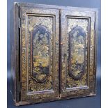 19TH CENTURY CHINESE BLACK LACQUER CABINET
