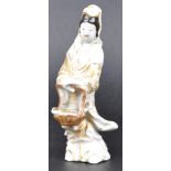 19TH CENTURY CHINESE PORCELAIN FIGURE OF GUAN YIN