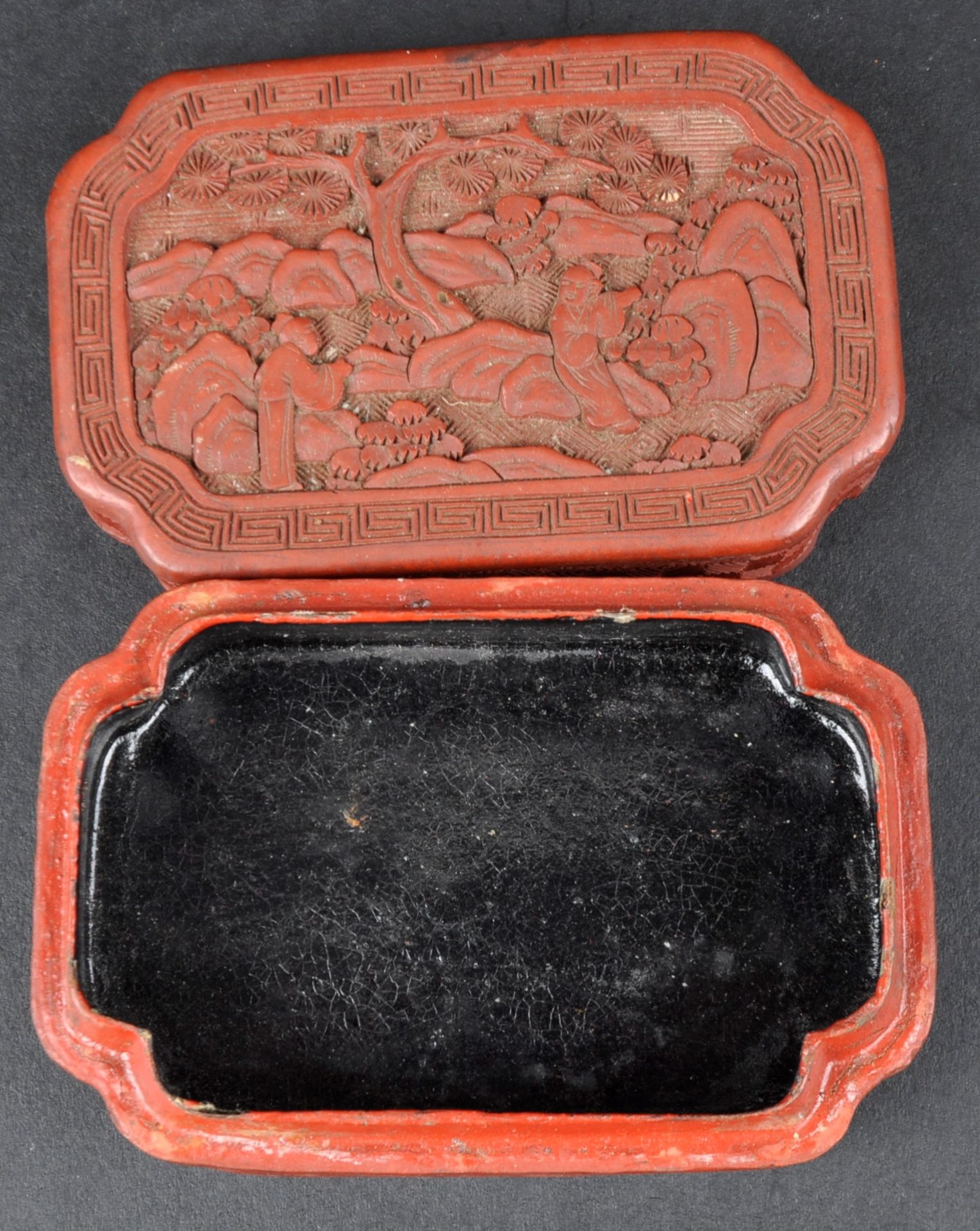 EARLY 20TH CENTURY CHINESE CINNABAR LACQUER BOX - Image 4 of 4