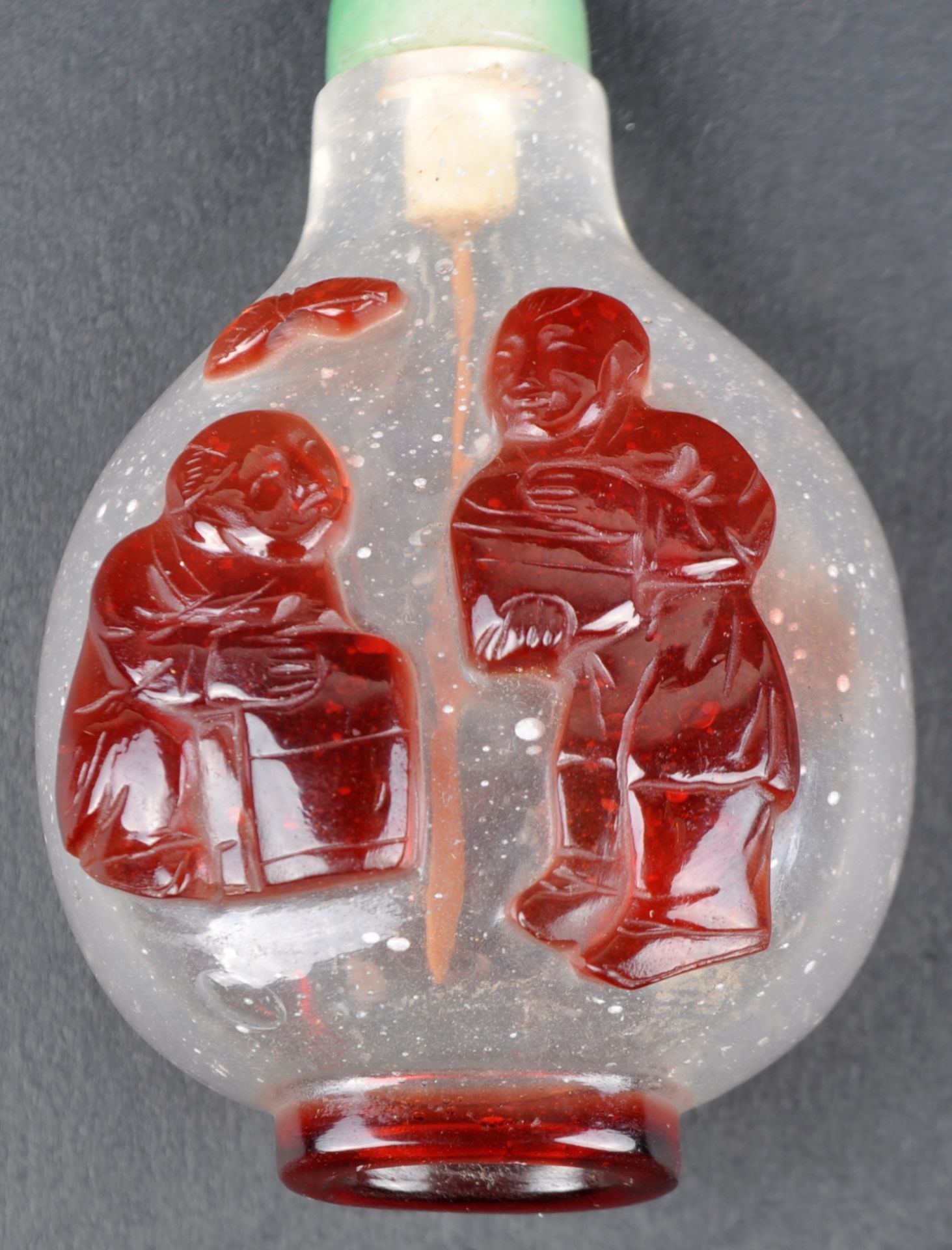 19TH CENTURY CHINESE GLASS SCENT BOTTLE - Image 5 of 5