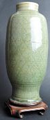 BELIEVED CHINESE MING DYNASTY 17TH CENTURY CELADON VASE