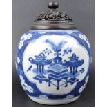 19TH CENTURY CHINESE PORCELAIN GINGER JAR