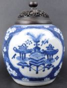 19TH CENTURY CHINESE PORCELAIN GINGER JAR
