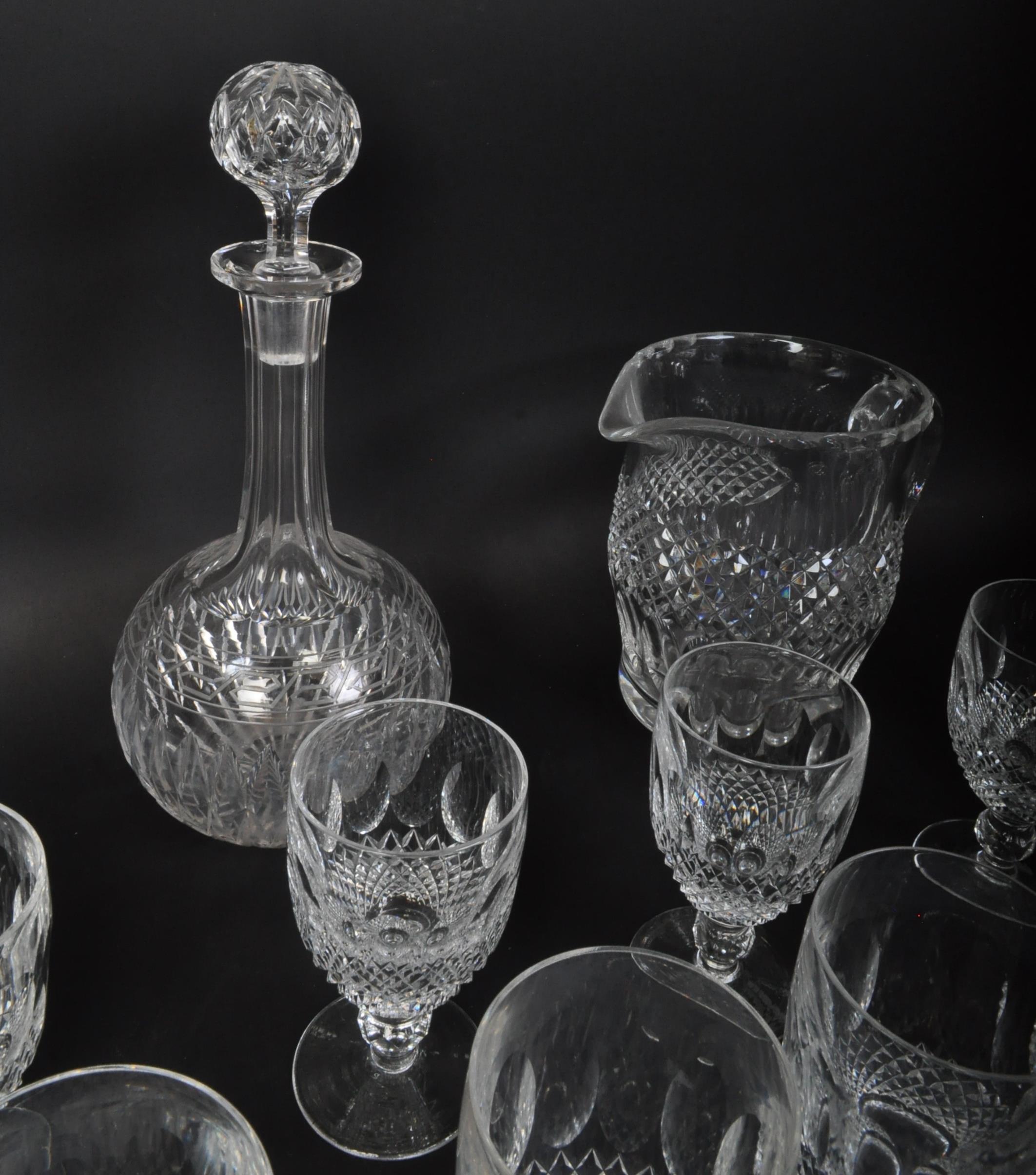 COLLECTION OF 20TH CENTURY WATERFORD GLASS CUT CRYSTAL - Image 3 of 3