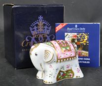 CONTEMPORARY ROYAL CROWN DERBY FINE CHINA PAPERWEIGHT