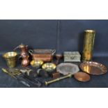 19THC CENTURY & LATER BRASS & COPPER ITEMS