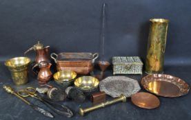 19THC CENTURY & LATER BRASS & COPPER ITEMS