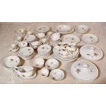 VINTAGE ROYAL DOULTON TUMBLING LEAVES DINNER & TEA SERVICE