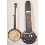 VINTAGE 20TH CENTURY UKULELE BANJO INSTRUMENT