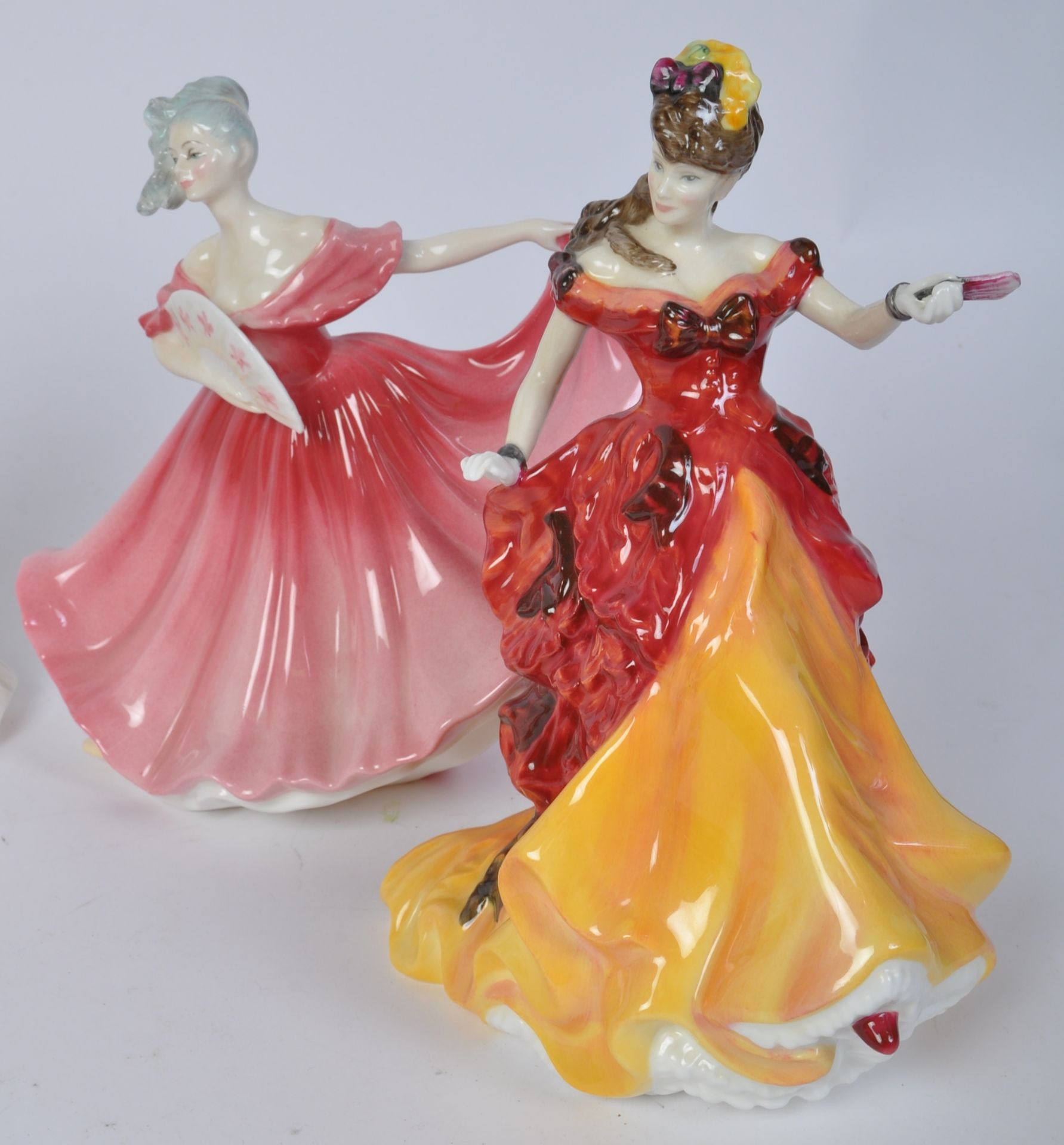 FOUR VINTAGE ROYAL DOULTON BONE CHINA FIGURES - Image 2 of 6