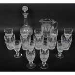 COLLECTION OF 20TH CENTURY WATERFORD GLASS CUT CRYSTAL