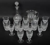 COLLECTION OF 20TH CENTURY WATERFORD GLASS CUT CRYSTAL