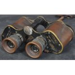 WWI 1910 ROSS OF LONDON PRISMATIC BINOCULARS WITH CASE