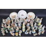 20TH CENTURY COLLECTION OF BUNNYKINS FIGURINES ETC