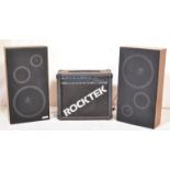 ROCKTEK AMPLIFIER W/ PAIR OF AMSTRAD SPEAKERS