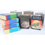 COLLECTION OF J. K . ROWLING 'HARRY POTTER' HARD BACK BOOKS