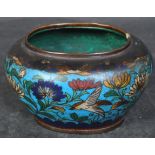 19TH CENTURY CHINESE CLOISONNE ENAMELLED POT