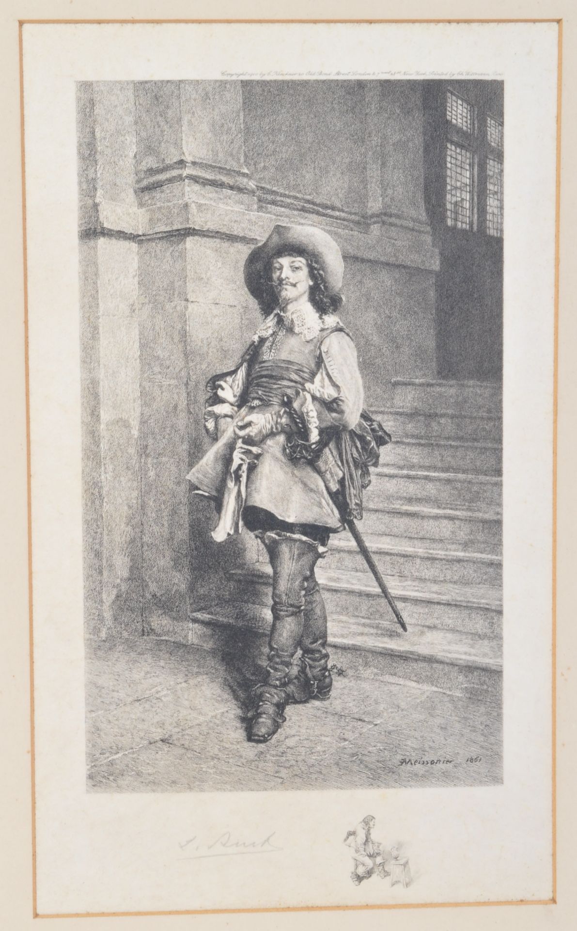 AFTER ERNEST MEISSONIER 19TH CENTURY ETCHINGS - Image 2 of 6