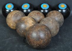 COLLECTION OF BIBC OFFICIAL BOWLS & OTHER BALLS