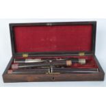 EARLY 20TH CENTURY WOODEN FLUTE INSTRUMENT IN BOX