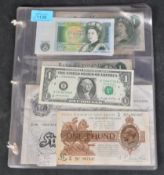 COLLECTION OF BRITISH 20TH CENTURY BANK NOTES - CURRENCY