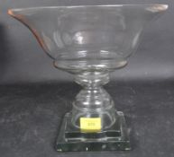18TH CENTURY STYLE GLASS FOOTED BOWL