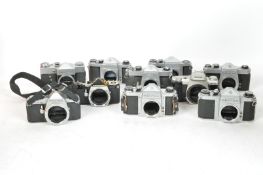 COLLECTION OF CAMERA BODIES & CAMERA SPARES & REPAIRS