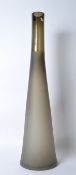 MID 20TH CENTURY - TALL GLASS OPAQUE VASE