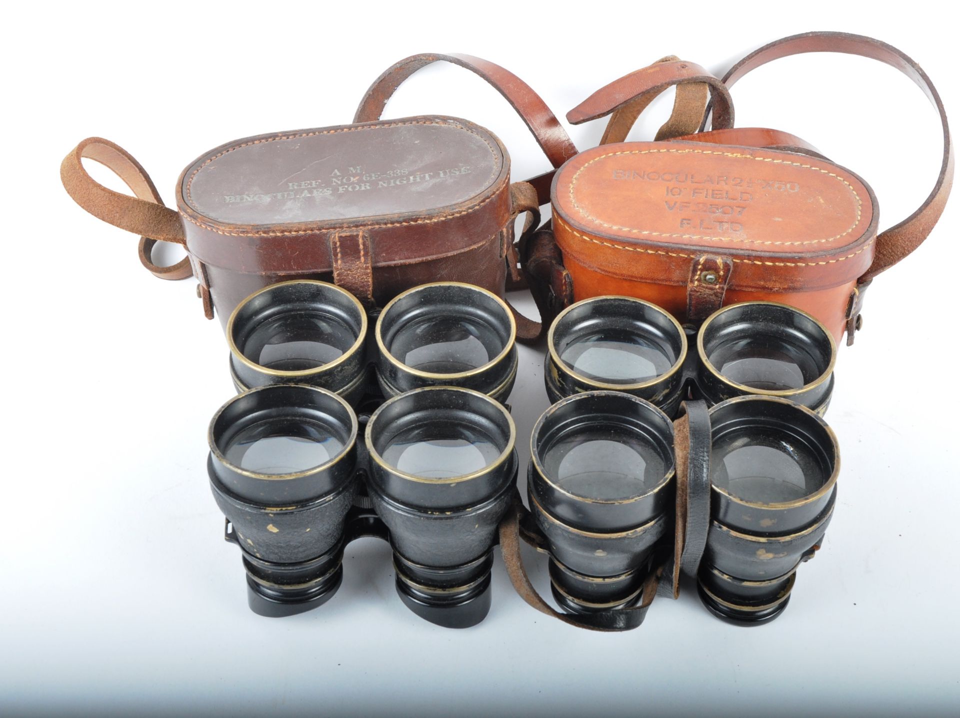 COLLECTION OF WWII PILOT BINOCULARS - Image 3 of 5