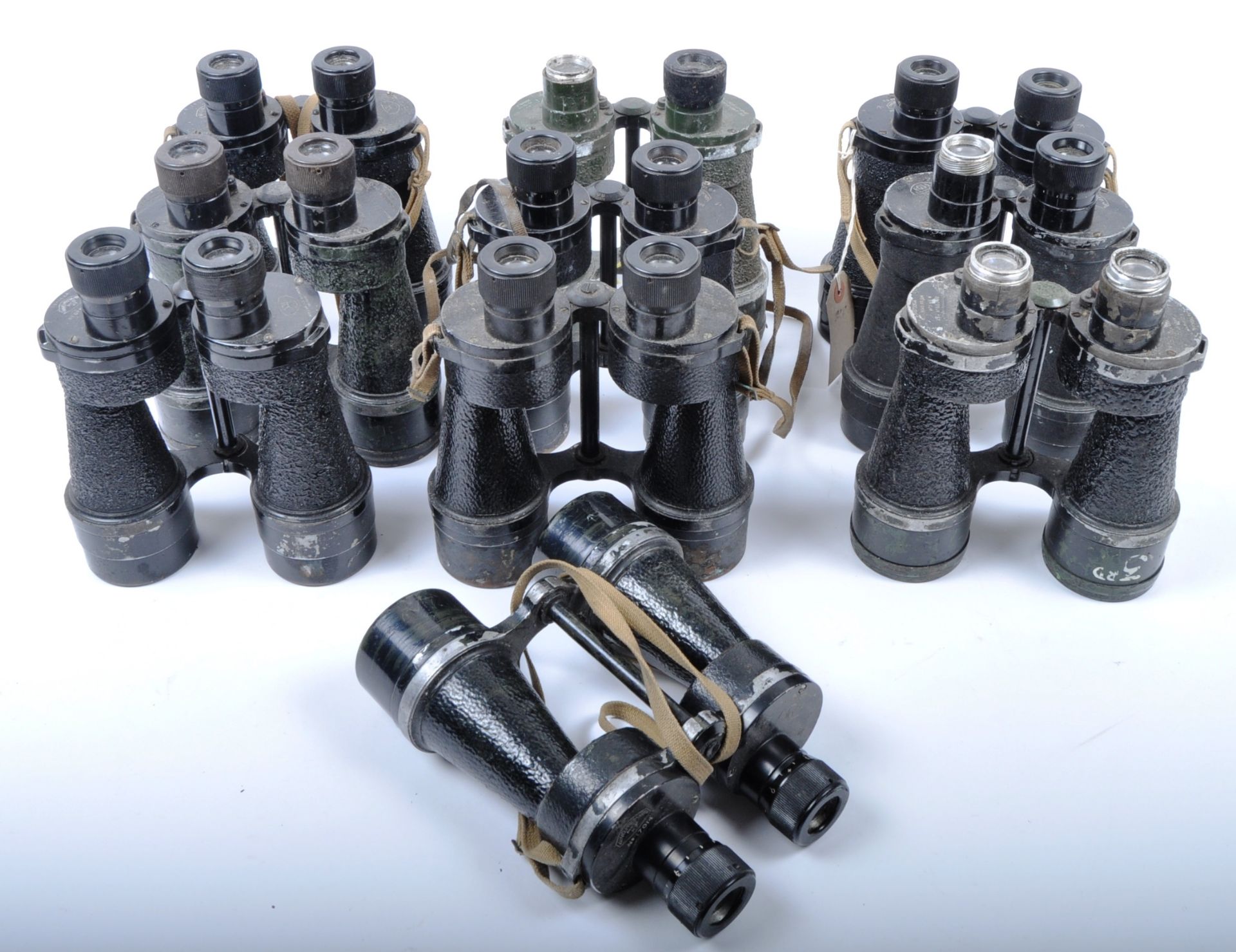COLLECTION OF VINTAGE ROSS WARTIME BINOCULARS - Image 2 of 5