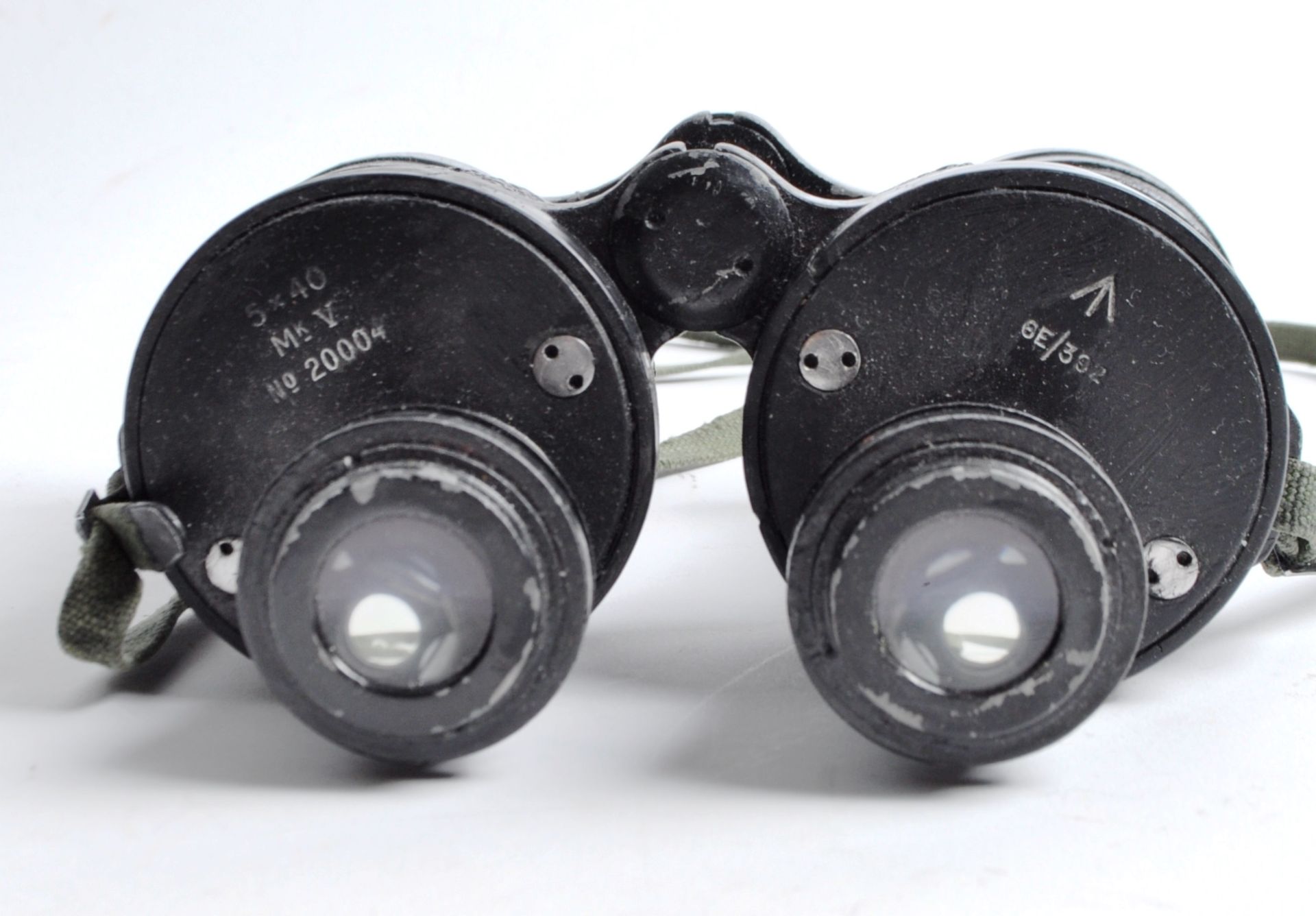 WWII SECOND WORLD WAR ROSS 5 x 40 MK V 6E/392 RAF BINOCULARS - Image 3 of 5