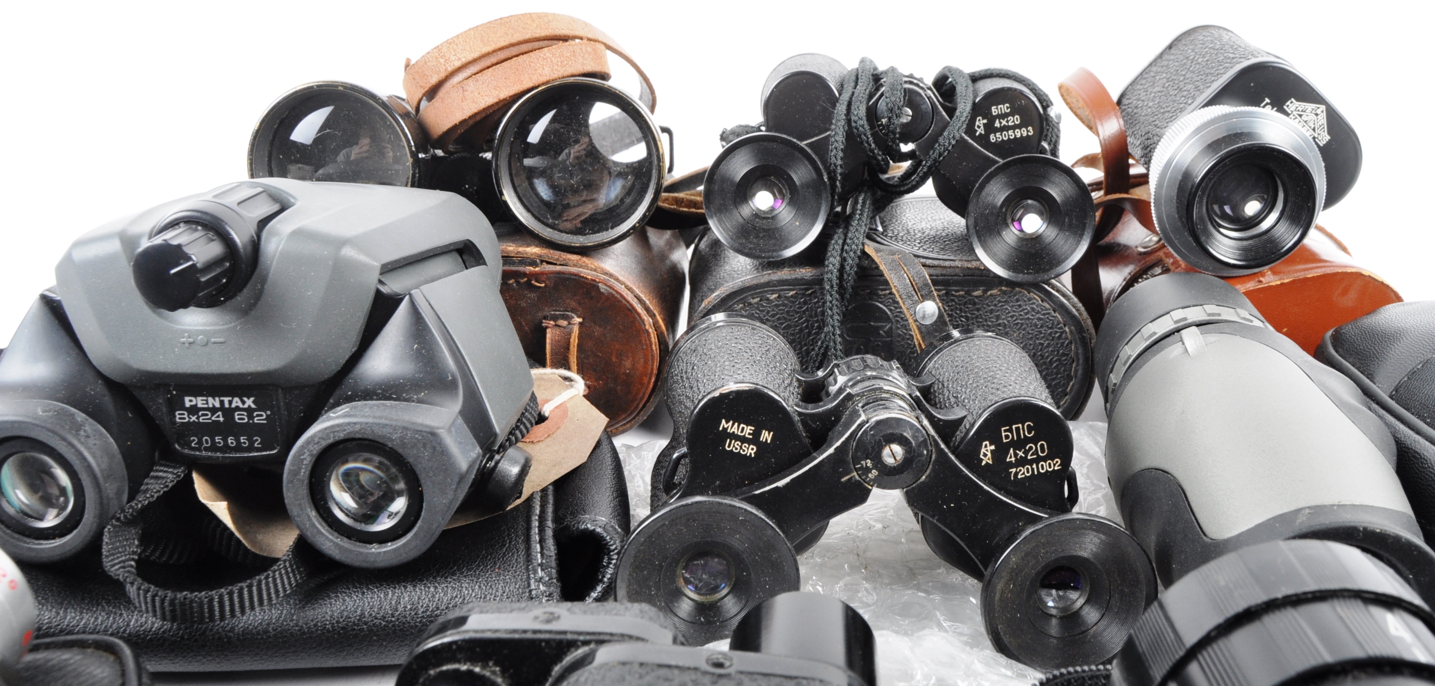 MIXED COLLECTION OF MINIATURE BINOCULARS & MONOCULARS - Image 2 of 5