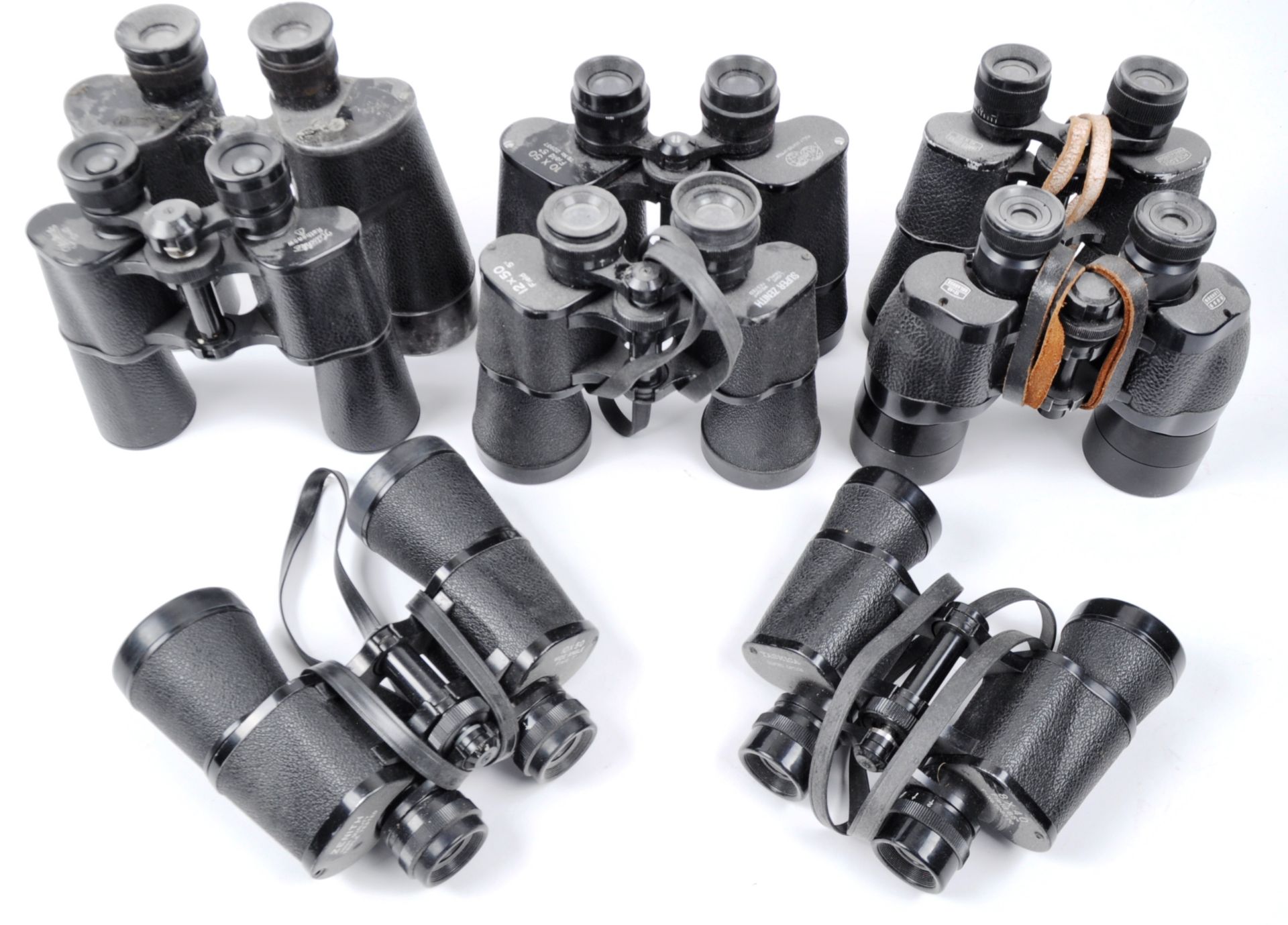 COLLECTION OF ASSORTED VINTAGE BINOCULARS - Image 2 of 5