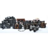 MIXED COLLECTION OF VINTAGE BINOCULARS