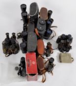 MIXED COLLECTION OF VINTAGE BINOCULARS
