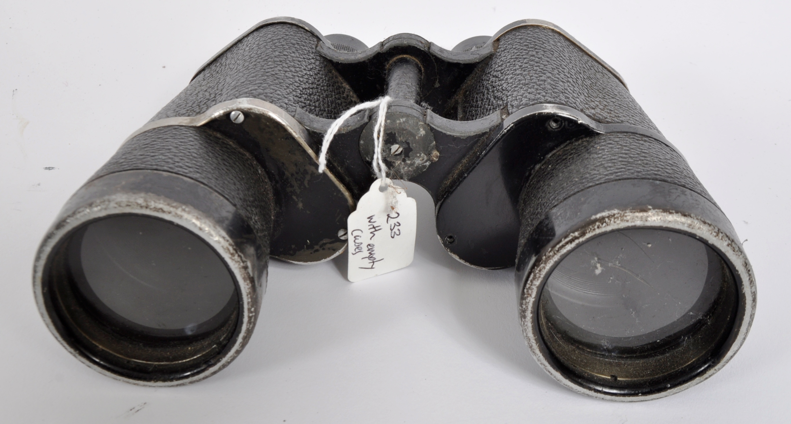 WWII BEH (E LEITZ) DIENSTGLAS 7X50 VINTAGE BINOCULARS - Image 3 of 7