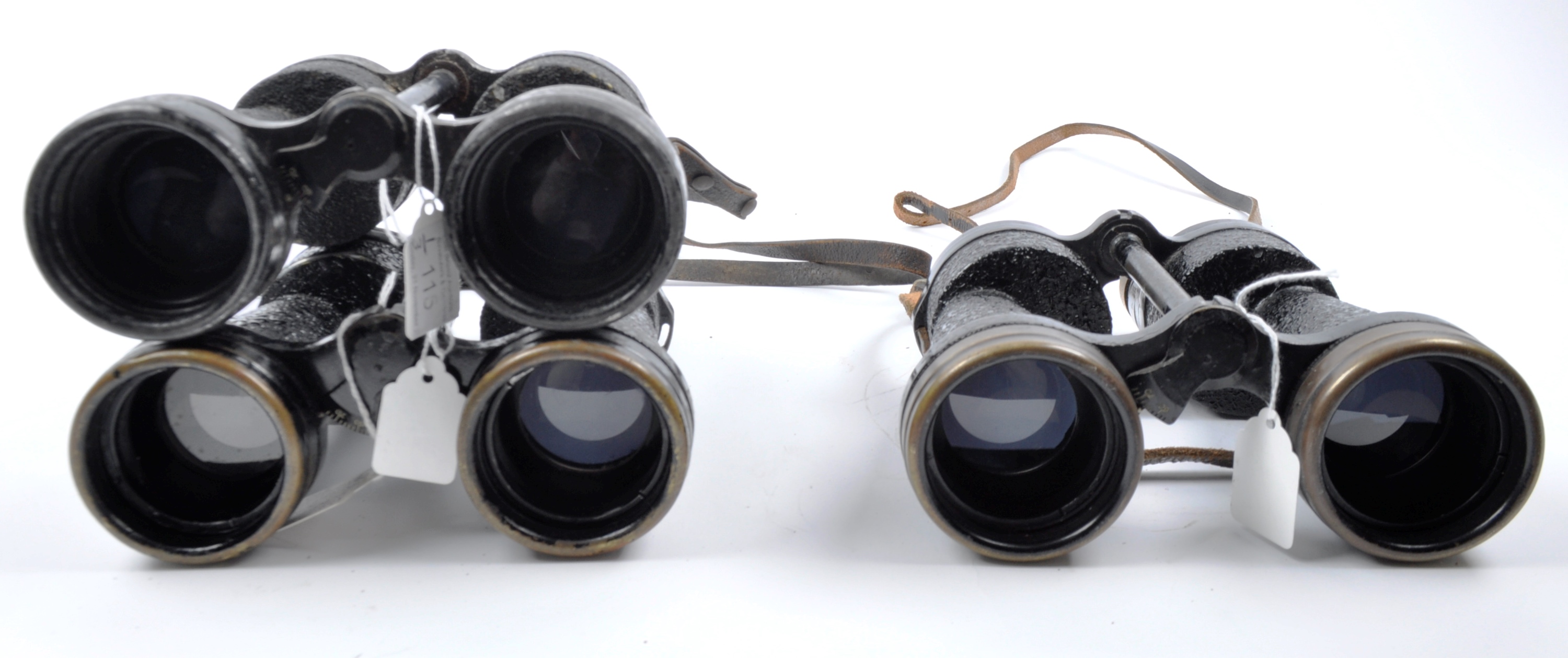 COLLECTION OF WWII SECOND WORLD WAR 3 X ROSS LONDON MARK IV RAF BINOCULARS - Image 5 of 5