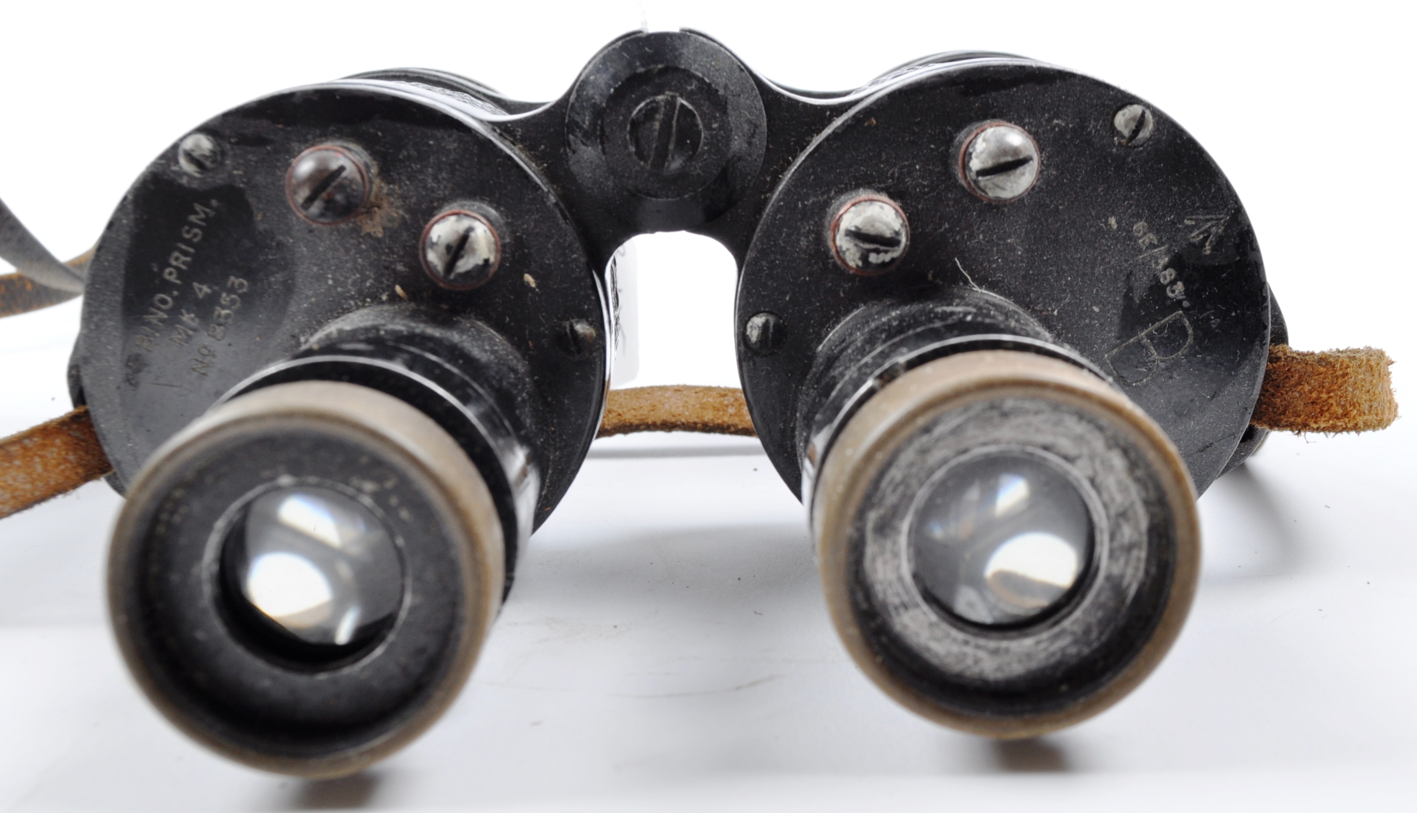 COLLECTION OF WWII SECOND WORLD WAR 3 X ROSS LONDON MARK IV RAF BINOCULARS - Image 4 of 5