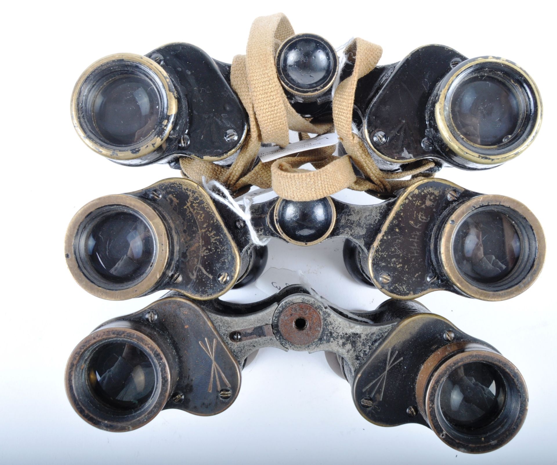 A COLLECTION OF WWI CARL ZEISS LONDON BINOCULARS - Image 3 of 5