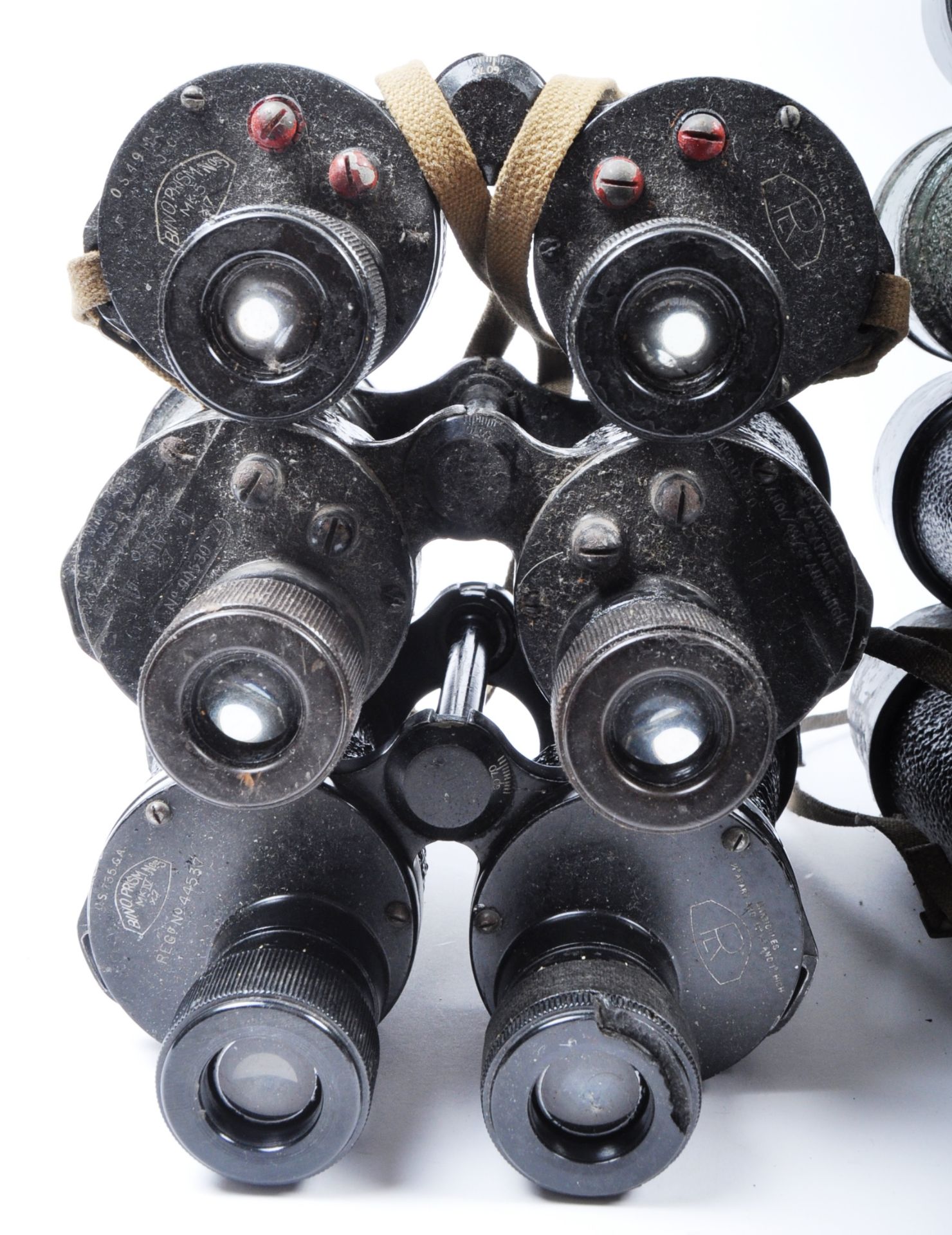 COLLECTION OF VINTAGE ROSS WARTIME BINOCULARS - Image 3 of 5