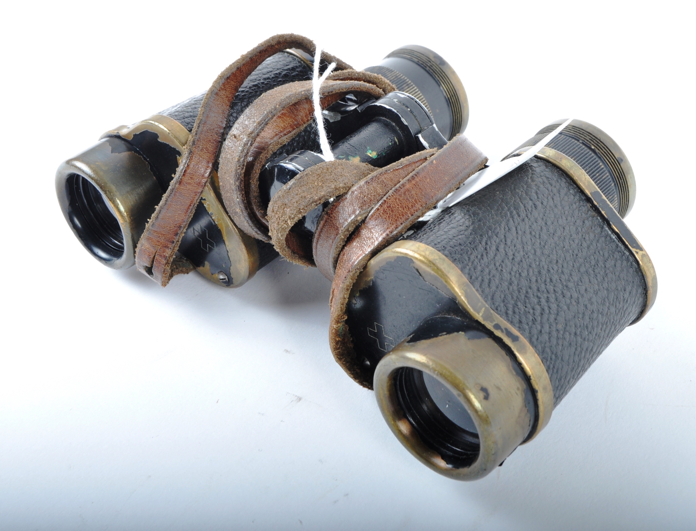 WWII KERN AARAU 6X24 SWISS INFANTRY MILITARY BINOCULARS - Image 5 of 5