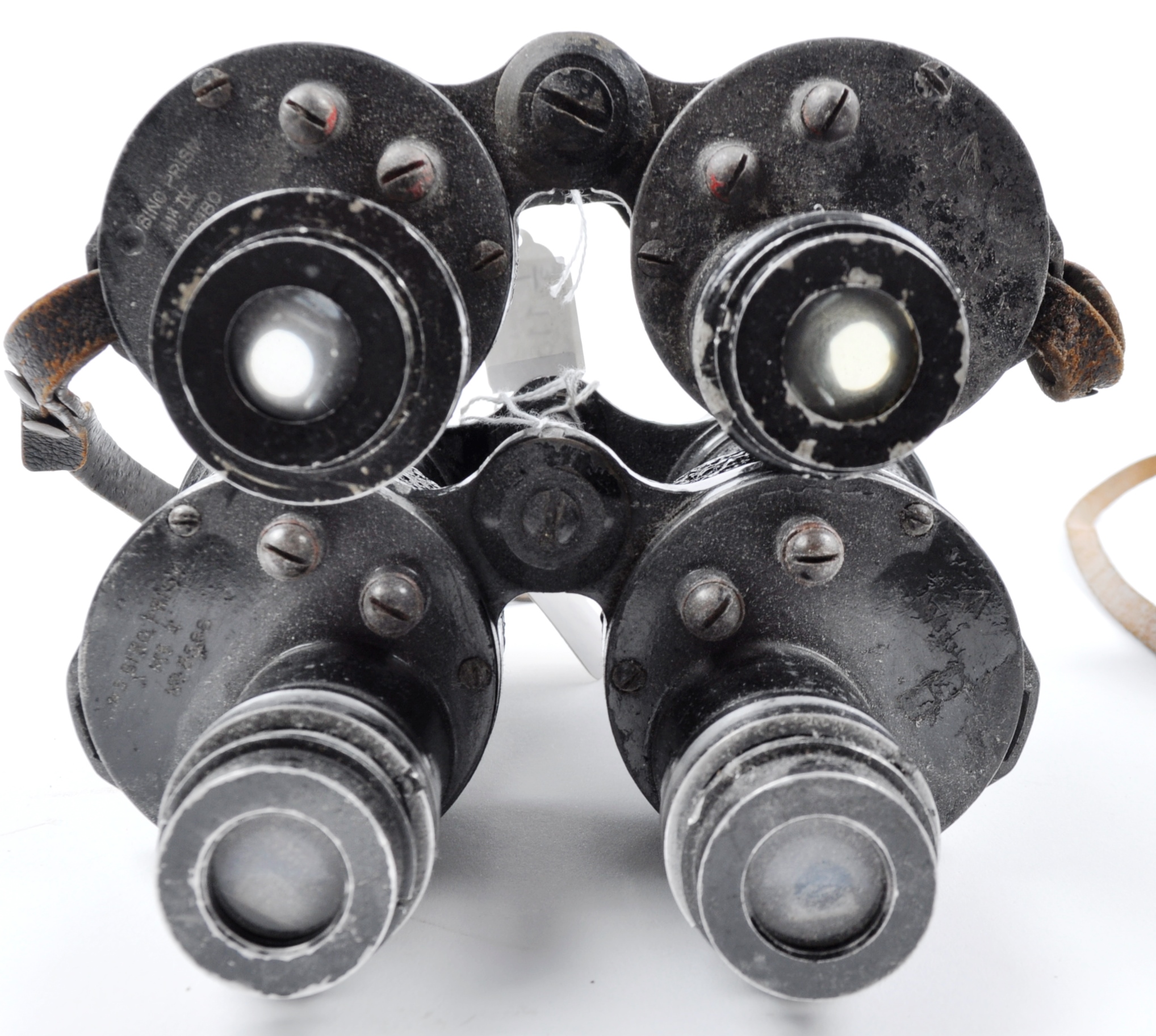 COLLECTION OF WWII SECOND WORLD WAR 3 X ROSS LONDON MARK IV RAF BINOCULARS - Image 3 of 5