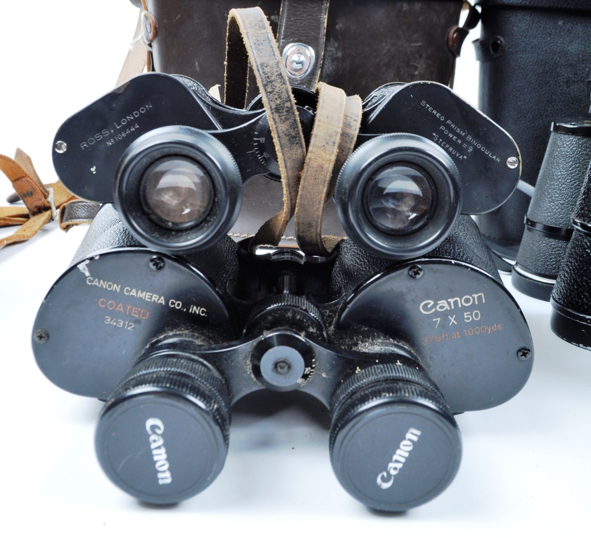 COLLECTION OF ASSORTED CASED VINTAGE BINOCULARS - Image 3 of 5