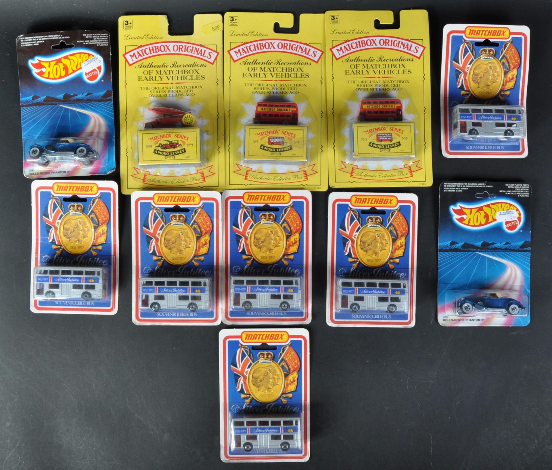 COLLECTION OF CARDED HOTWHEELS & MATCHBOX DIECAST MODELS