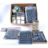 LARGE COLLECTION OF TABLE TOP WAR GAMING FIGURES & MODELING TOOLS