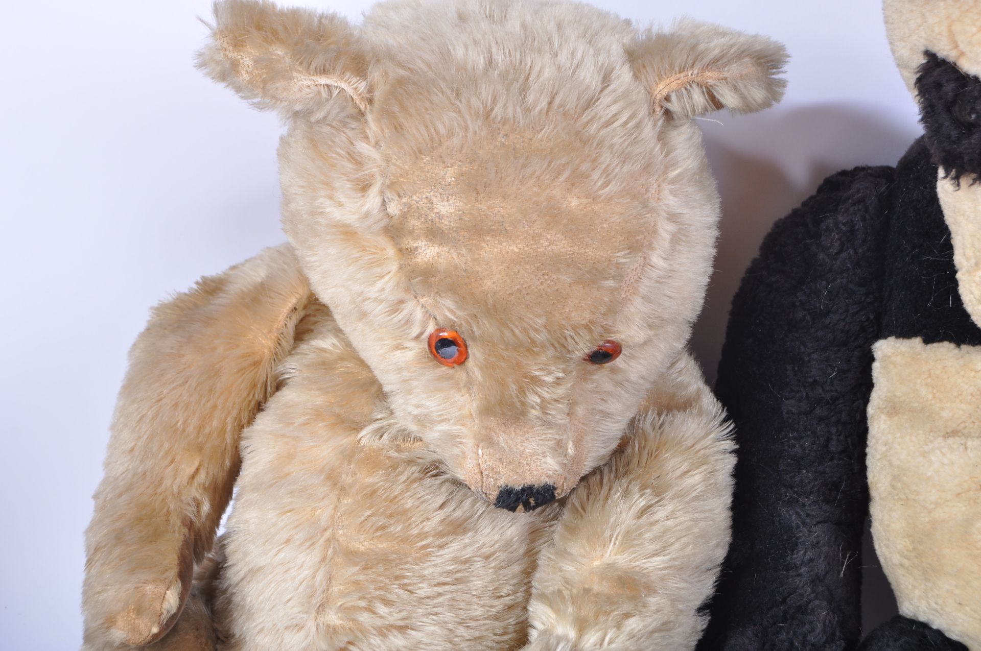 TWO VINTAGE SOFT TOY TEDDY BEARS & PELHAM PUPPET - Image 5 of 7