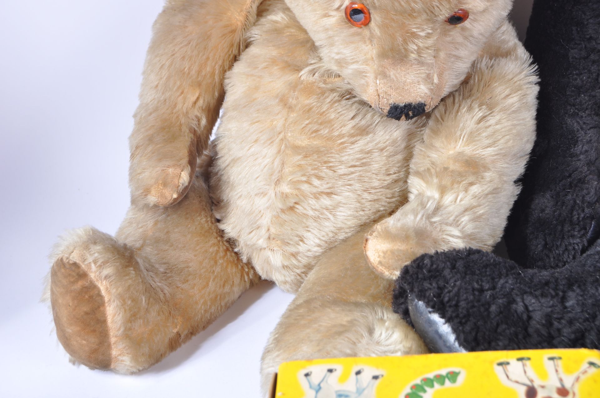 TWO VINTAGE SOFT TOY TEDDY BEARS & PELHAM PUPPET - Image 6 of 7