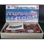 VINTAGE AMT 1/20 SCALE PLASTIC MODEL KIT - BUDWEISER CLYDESDALE 8 HORSE HITCH