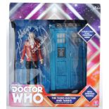 DOCTOR WHO - KATY MANNING (JO) - AUTOGRAPHED TARDIS ACTION FIGURE