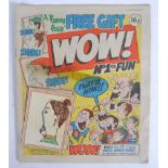 COMIC BOOK - WOW! #1 1982 - COMPLETE WITH FREE GIFT